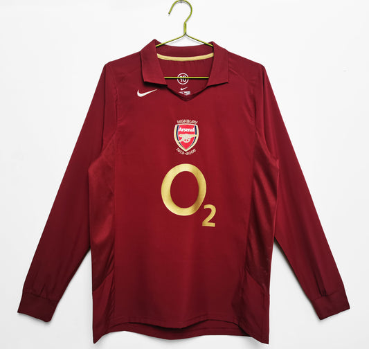 Arsenal manga larga 05/06 alternativa